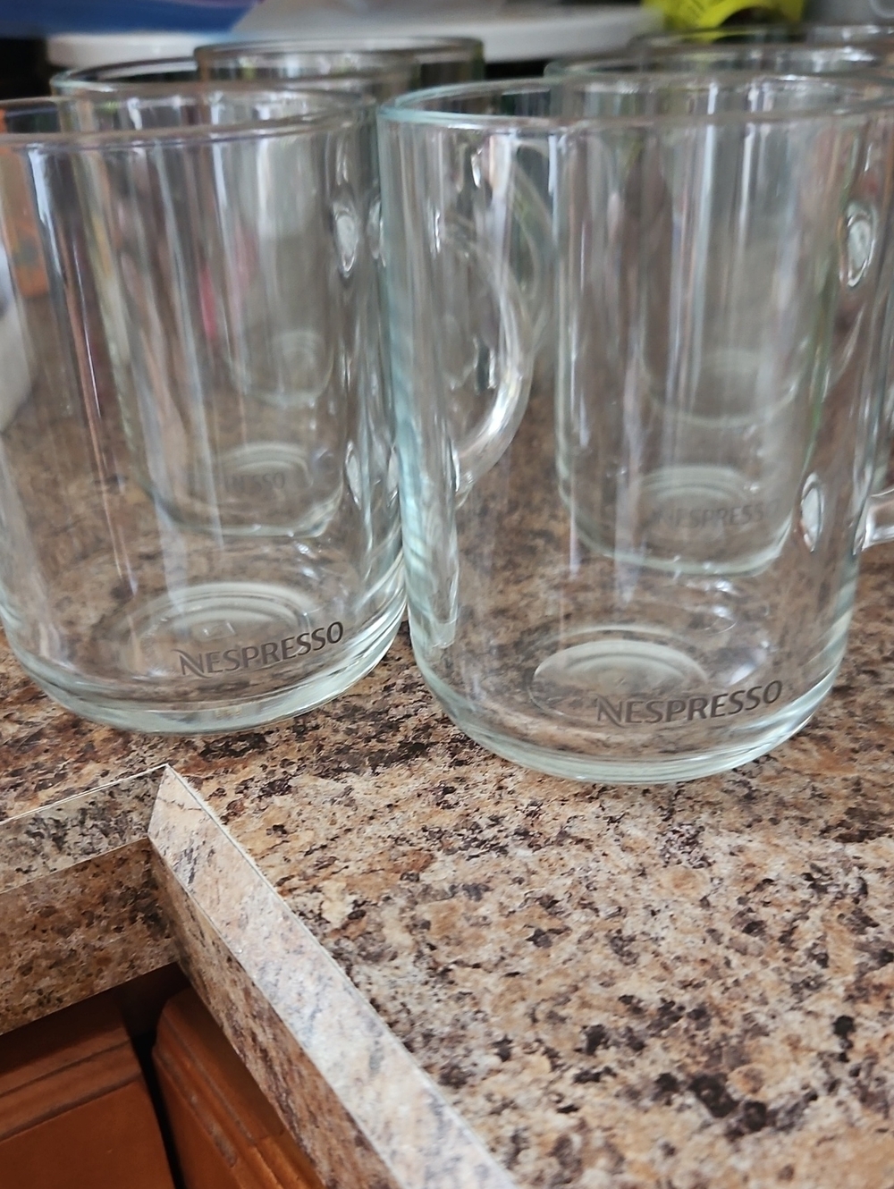 Nespresso Clear Glass Espresso Mugs - Clear